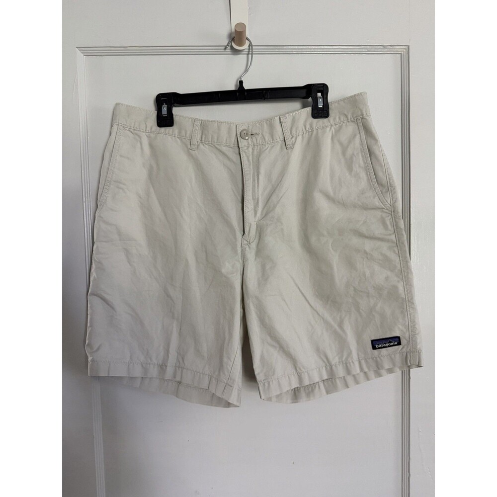 Patagonia Men's 36 All-Wear Hemp Shorts Khaki Organic Cotton 8" STY57805